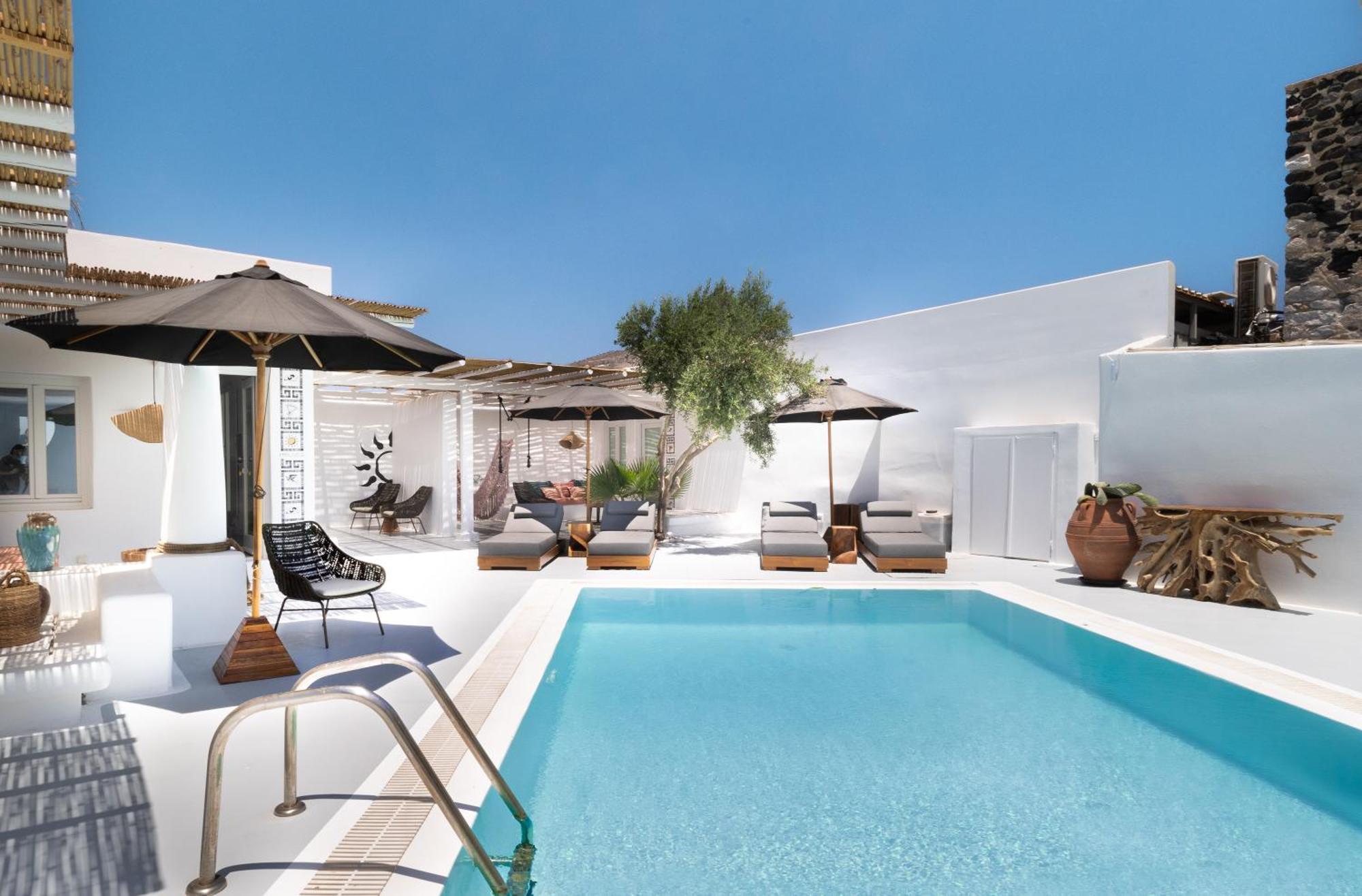 Frati Villas Beachfront Perivolos  Dış mekan fotoğraf
